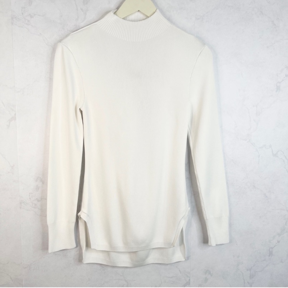 Zara Open Back Long Sleeve Women's Knit Turtleneck Sweater Top